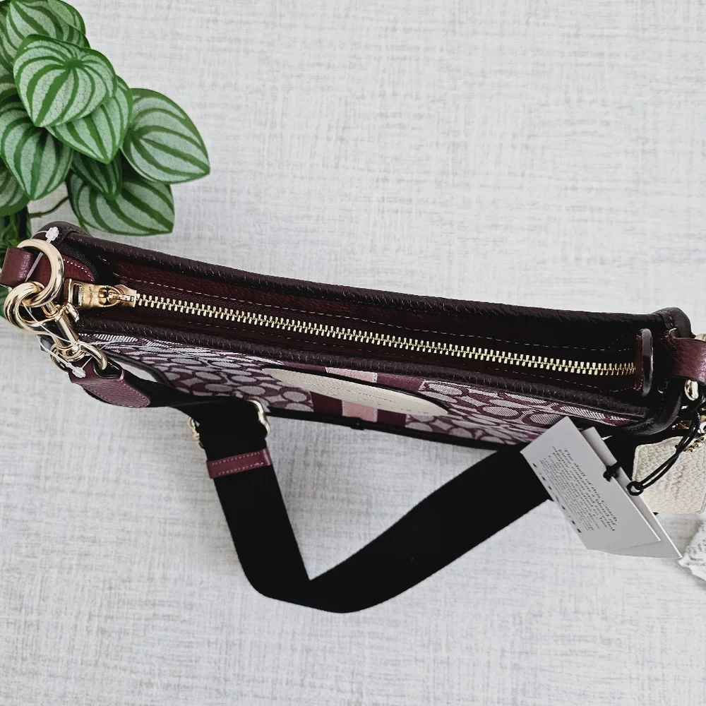 🆕COACH Dempsey File Bag In Signature Jacquard With Stripe And Coach Patch CA195 - Picture 8 of 12